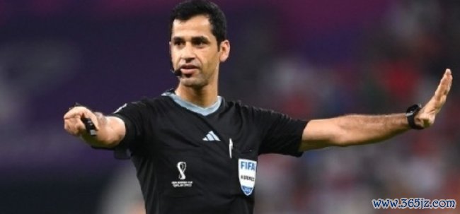 贾西姆担任主裁判